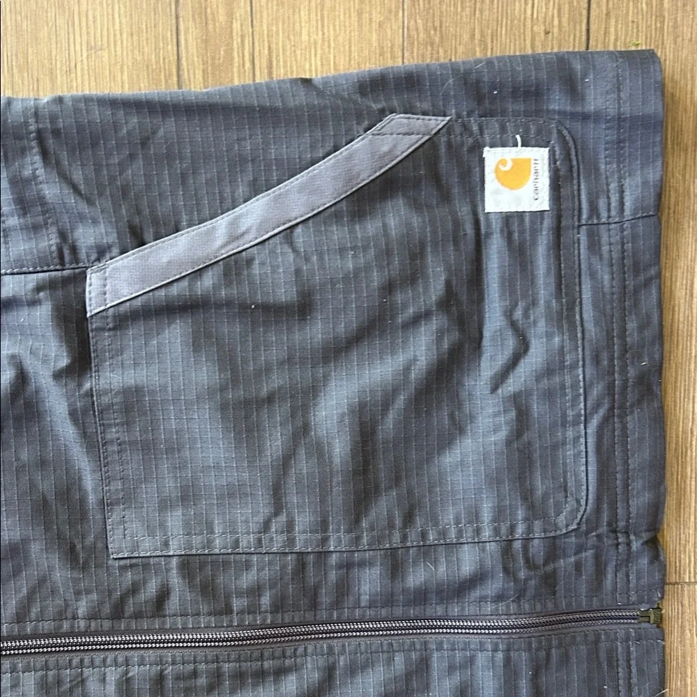 Carhartt Men’s Dark Gray Utility Work Vest - Zip Front ! Medium